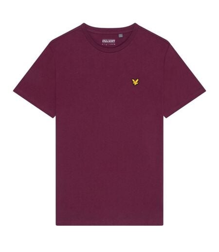 T-shirt Martin Homme Violet Lyle & Scott