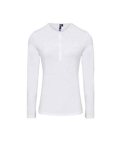 T-shirt Long John Femme Blanc Premier