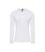 T-shirt Long John Femme Blanc Premier-1