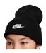 Bonnet Motif/style Texte Du Symbole Futura Adulte Noir Nike-3