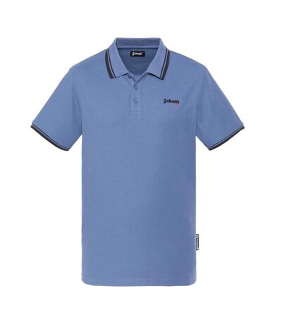 Polo bleu homme schott pswill2 - 3xl