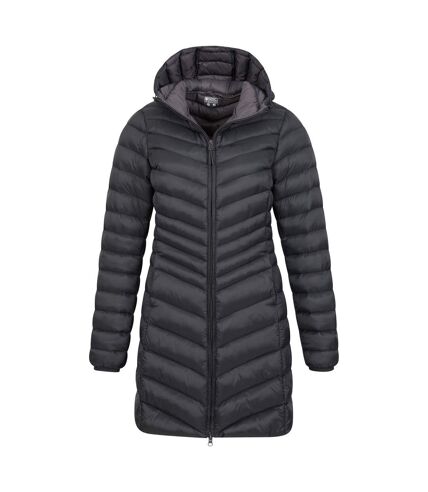 Mountain Warehouse Womens/Ladies Florence Long Padded Jacket (Black) - UTMW1053
