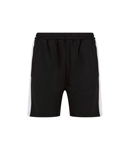 Finden & Hales Mens Knitted Pocket Shorts (Black/White) - UTRW8788