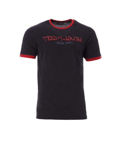 T-shirt Marine/Rouge Hommr Teddy Smith Cad - 3XL