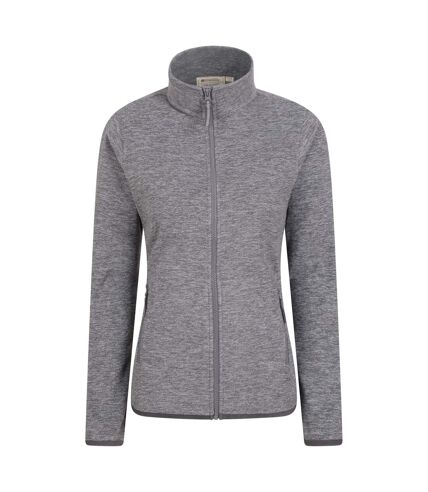 Mountain Warehouse Womens/Ladies Snowdon II Melange Full Zip Fleece Jacket (Gray) - UTMW538