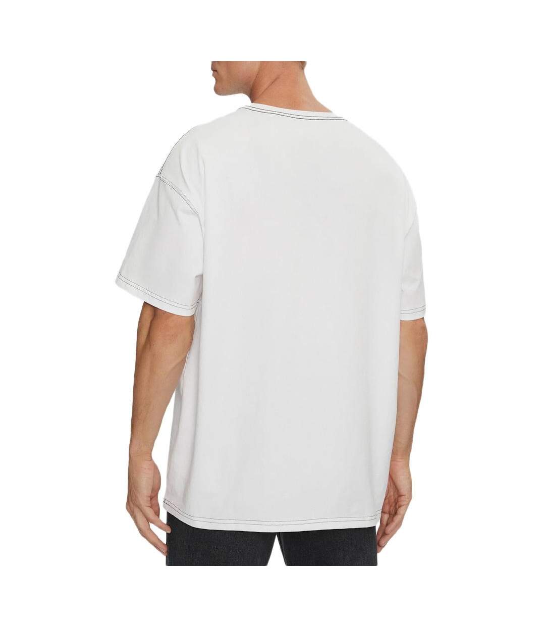 T-Shirt blanc homme converse sketch-2