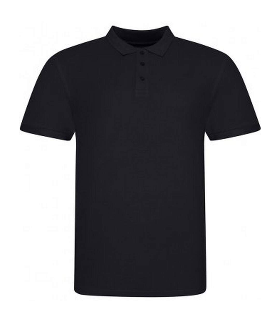 Awdis Polo en coton à manches courtes pour hommes Piqu (Noir) - UTPC4134