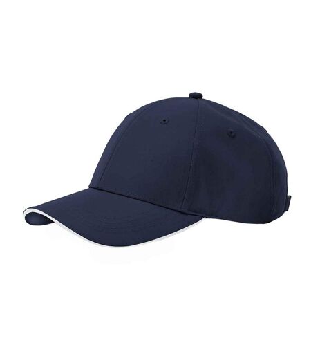 Casquette Team Sports-tech Bleu Marine Français Blanc Beechfield