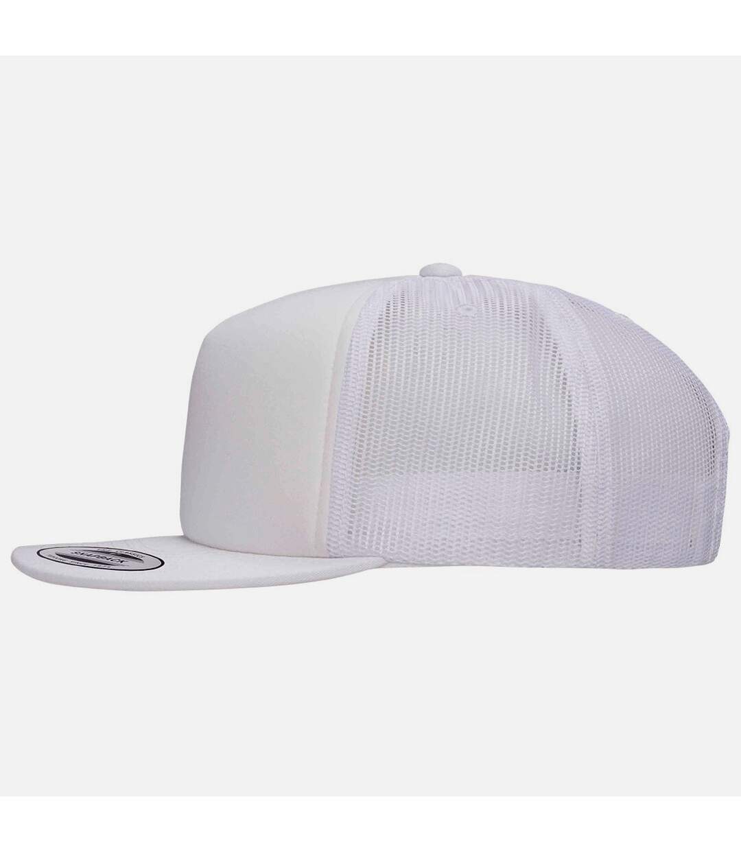 Casquette trucker flexfit blanc Yupoong-3