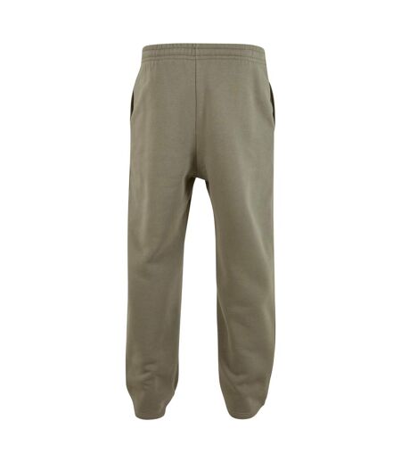 Unisex Adult Fluffy Jogging Bottoms Pale Olive Build Your Brand