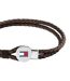 Mens Leather Braided Bracelet One Size Brown Tommy Hilfiger-2