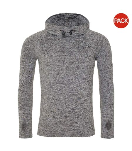 Lot de 2  Just cool hauts à manches longues homme gris AWDis