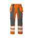 Pantalon De Travail Motif/style Haute-visibilité Adulte Orange Projob-1