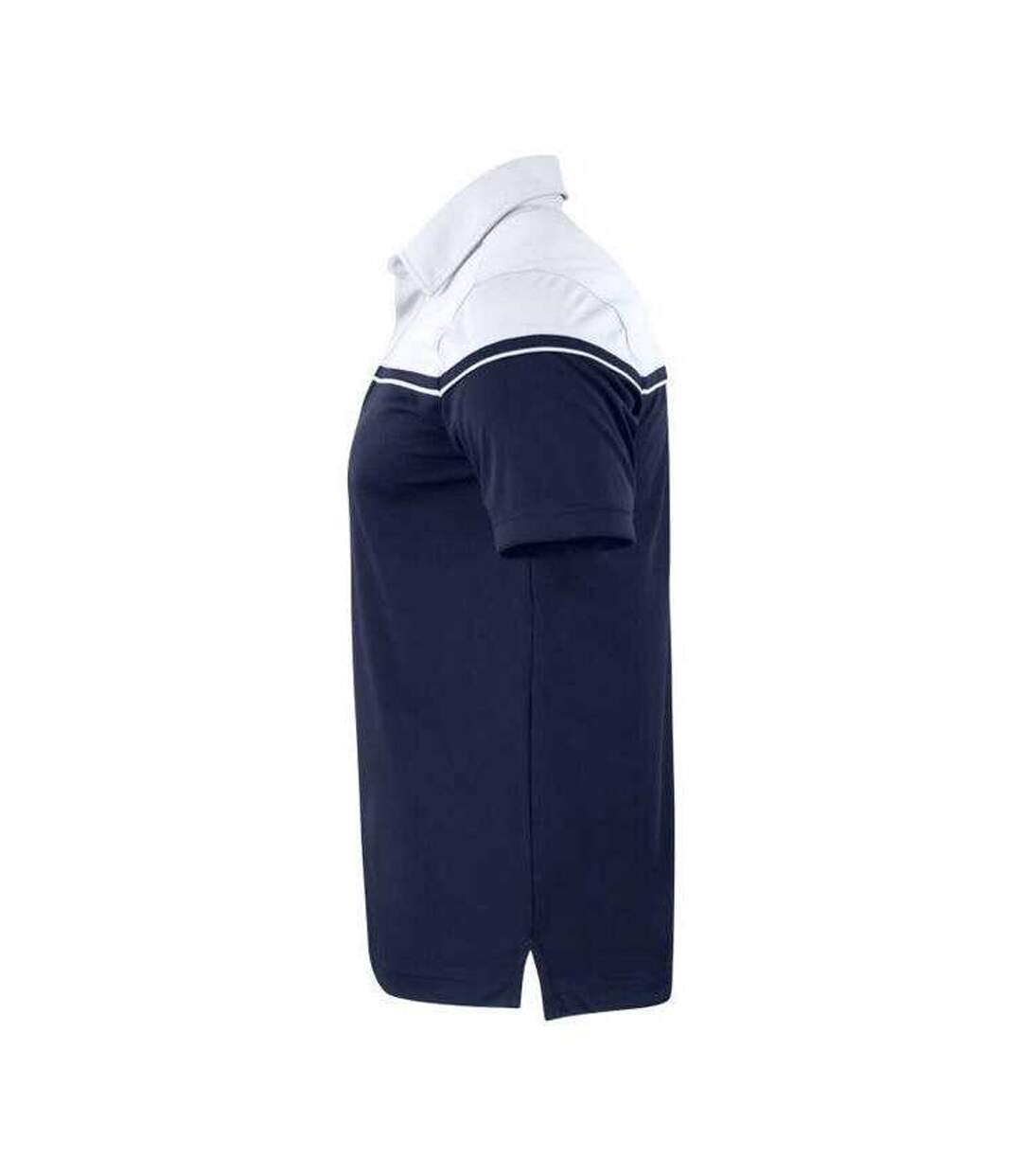 Polo Motif/style Blocs De Couleurs Seabeck Homme Bleu Marine Foncé Blanc Cutter & Buck-3