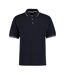 Mens st mellion classic polo shirt navy/white Kustom Kit