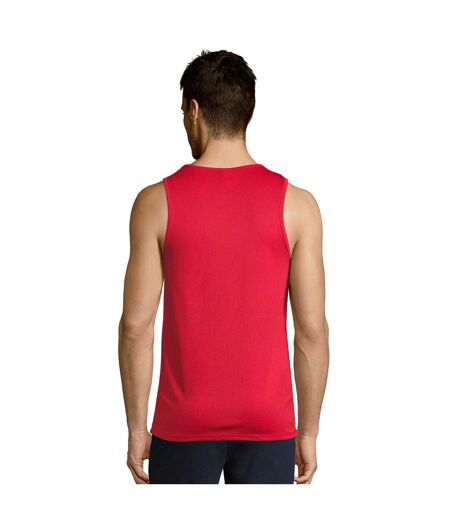 Débardeur Sporty Homme Rouge SOLS