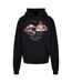 Mens Pimp A Butterfly Heavyweight Oversized Hoodie Sweat À Capuche Surdimensionné Noir Mister Tee-1