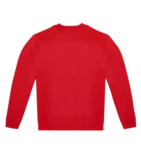 Unisex Adult Id.222 Crew Neck Sweatshirt Red B&C