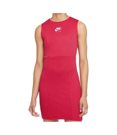 Robe Rouge Femme Nike Air Midi - S