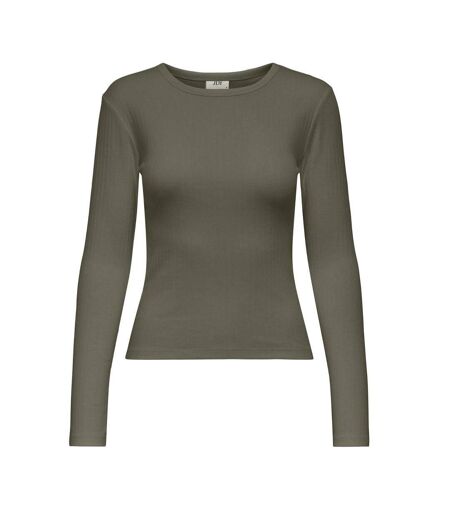 T-Shirt manches longues kaki femme jdy vaya