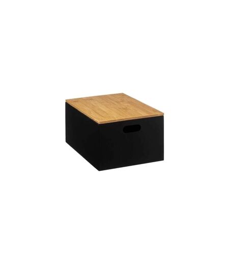 Lot de 3 Boîtes de Rangement Bava 34cm Noir