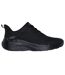 Womens/ladies Bobs Sport Squad Waves Trainers Black Skechers-3