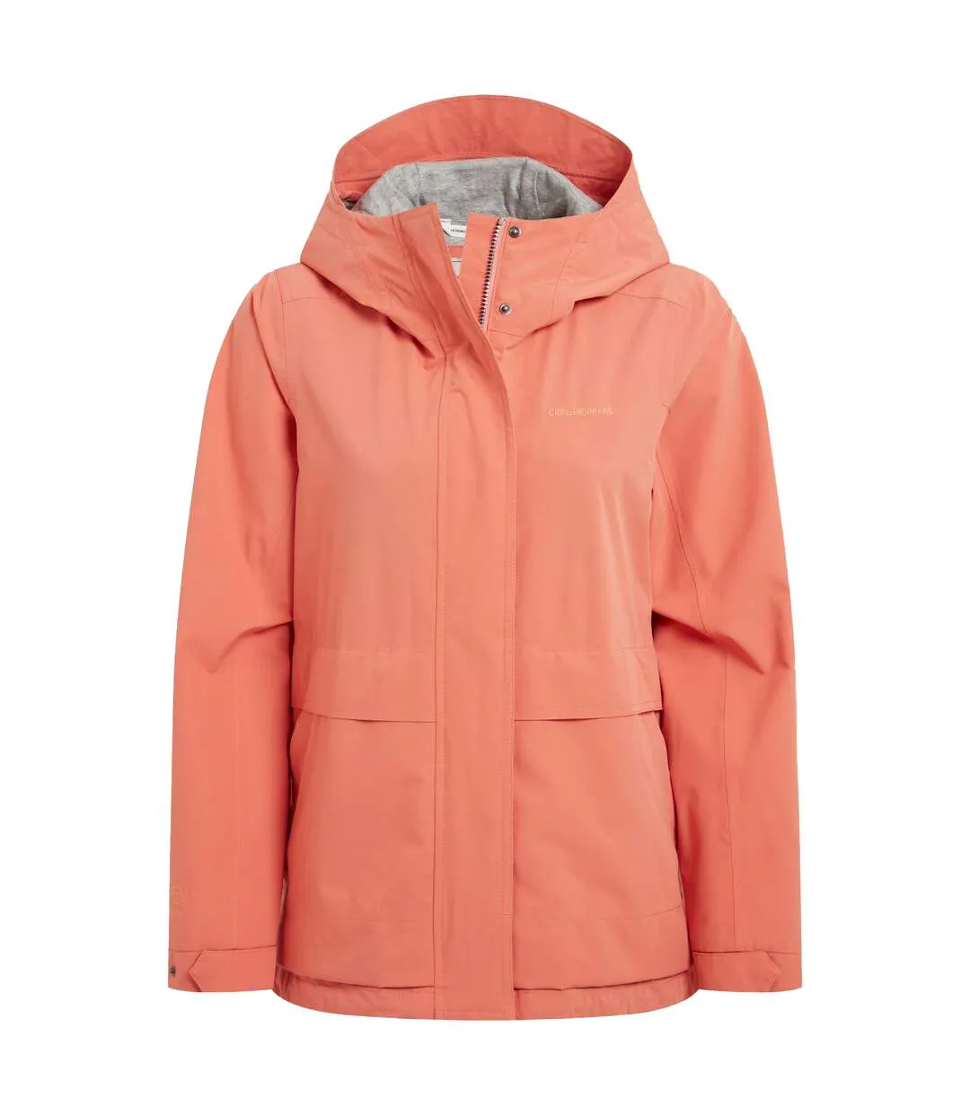 Womens/ladies National Trust Cinquefoil Waterproof Jacket Spiced Apricot Craghoppers-2