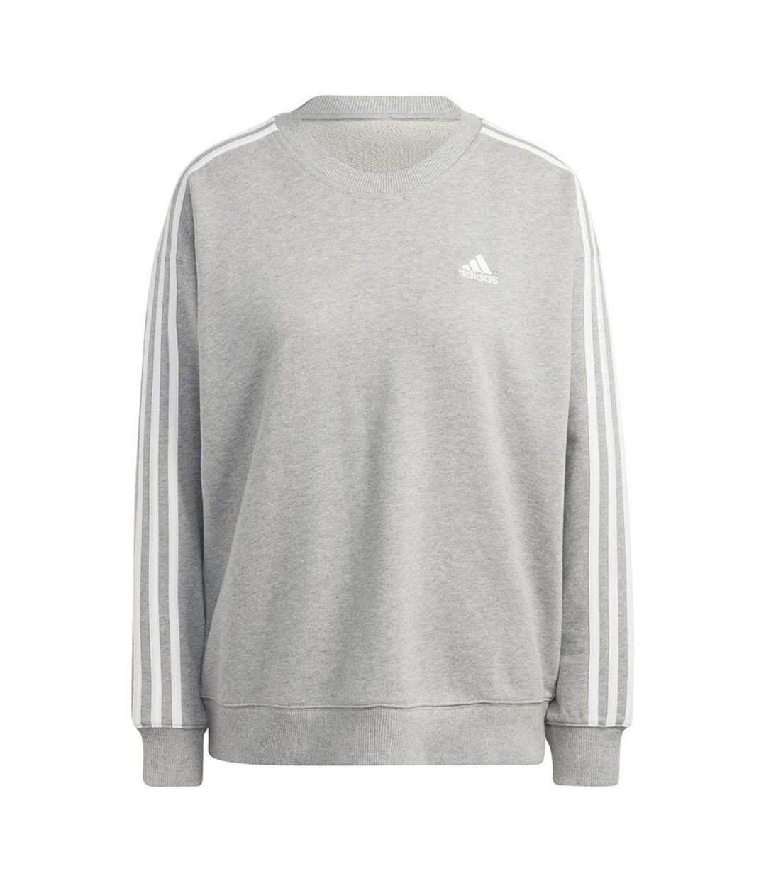 Sweat Essentials Femme Gris Argenté Adidas-2