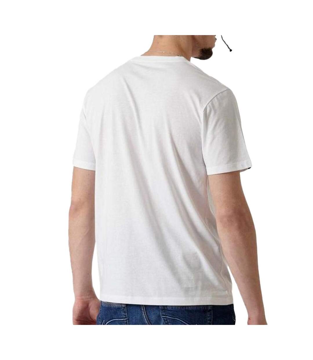 T-Shirt blanc homme kaporal brodi-2