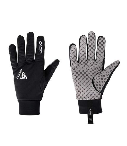 Gants Noir Mixte Odlo Aeolus Warm - XXS