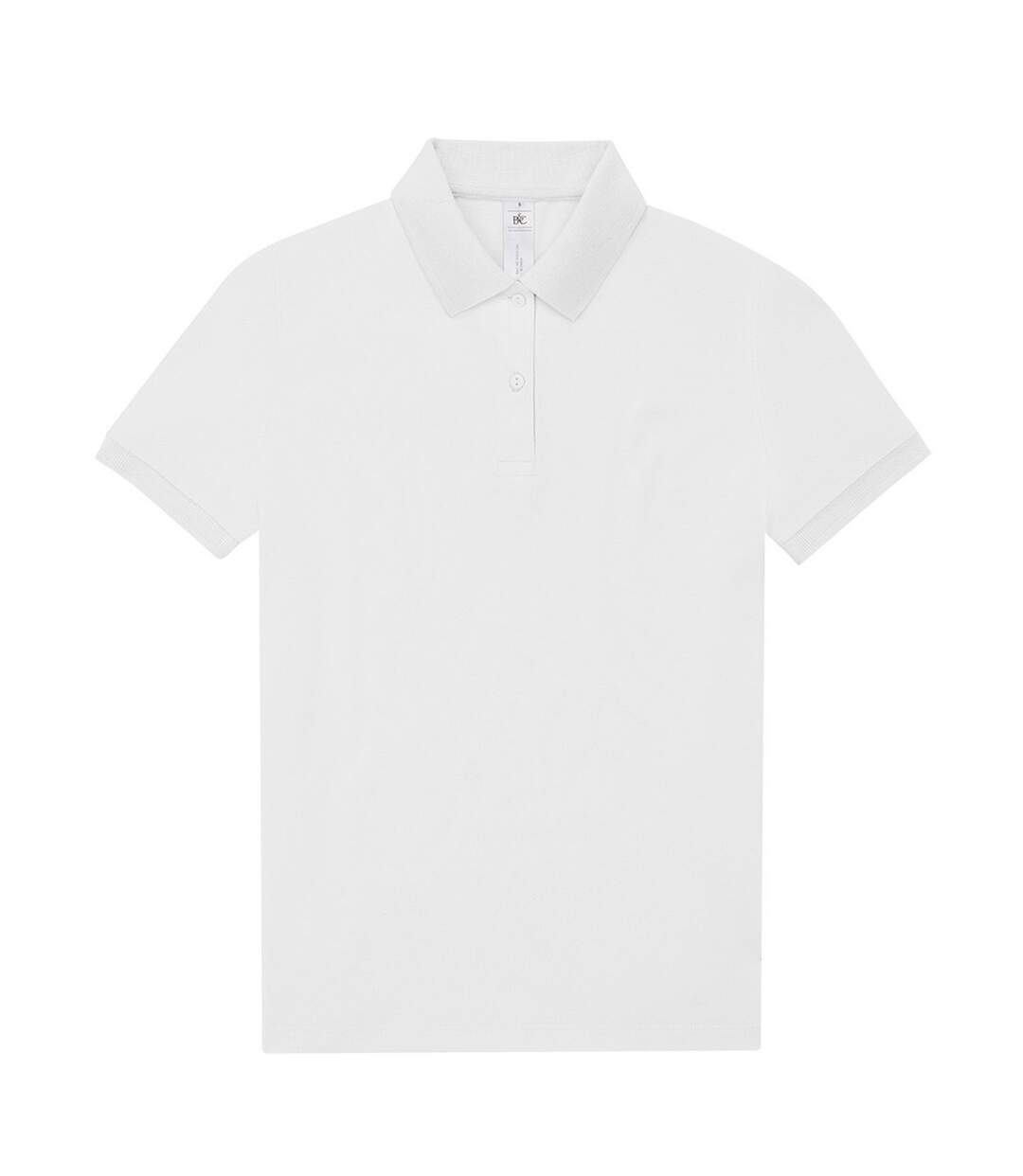 Polo my femme blanc B&C-1