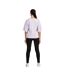 T-shirt court varsity femme violet SikSilk-2