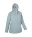 Womens/ladies coast waterproof jacket light teal Mountain Warehouse-3