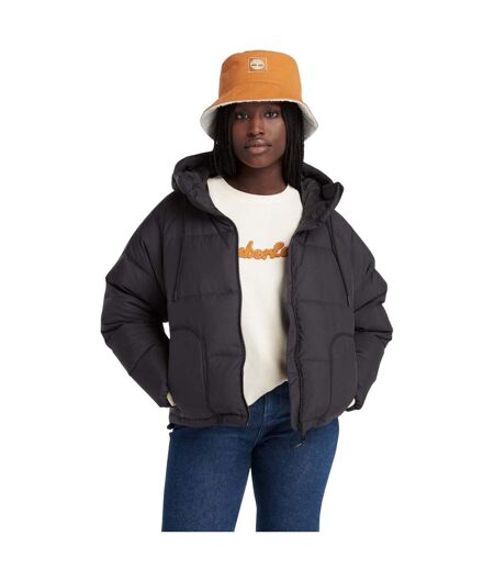 Womens/ladies Recycled Down Padded Jacket Black Timberland