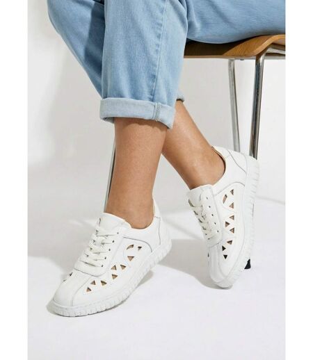 Derbies à lacets cuir largeur confort perforées