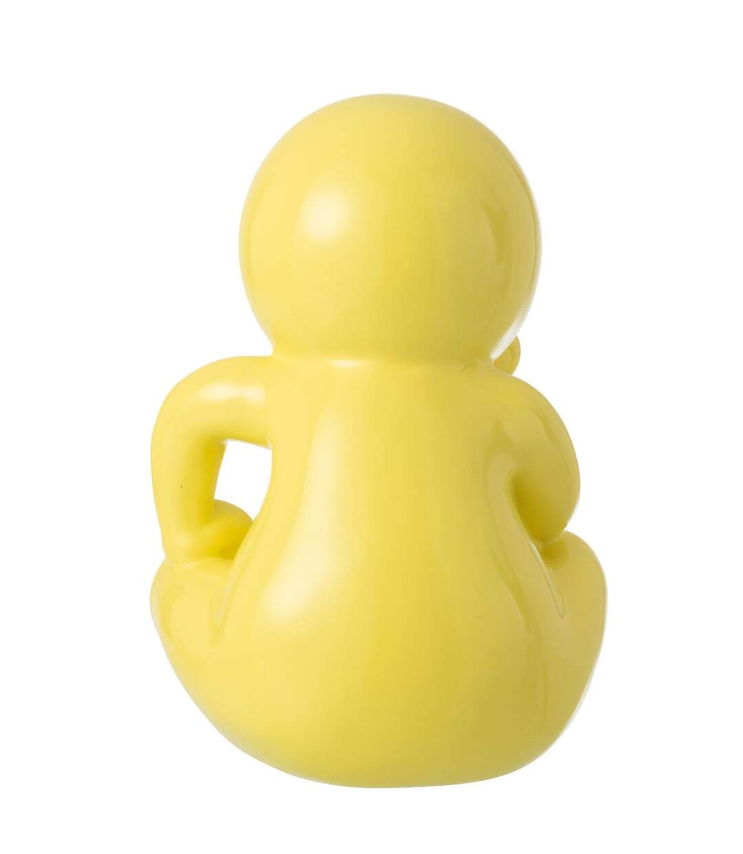 Statuette Déco Unie Marcel 35cm Jaune-3