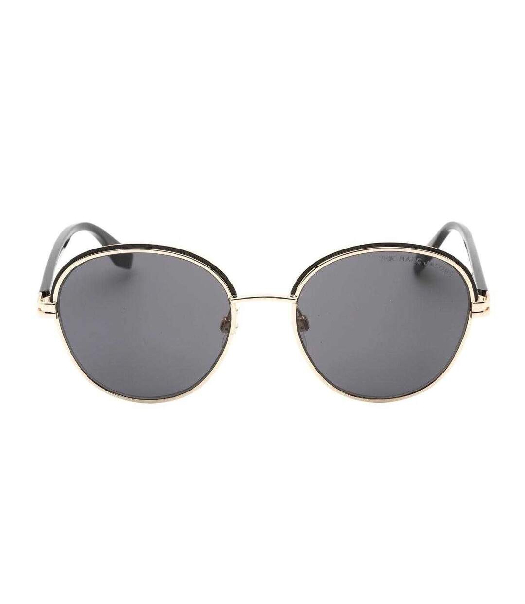 Mens Round Sunglasses One Size Gold Grey Marc Jacobs-2