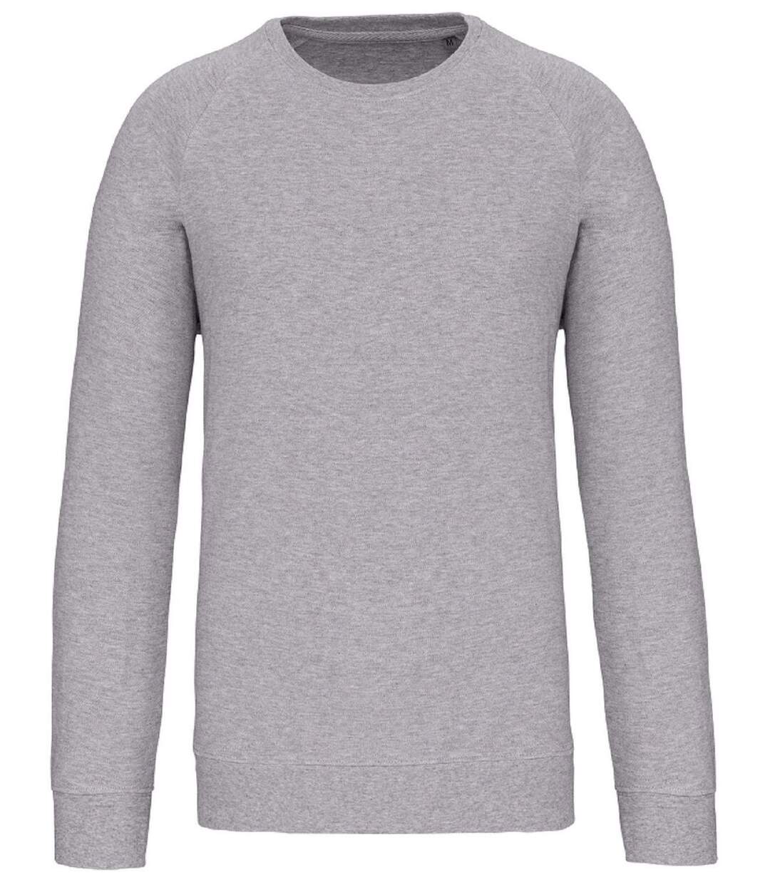 Sweat shirt coton bio - Homme - K495 - gris oxford-2