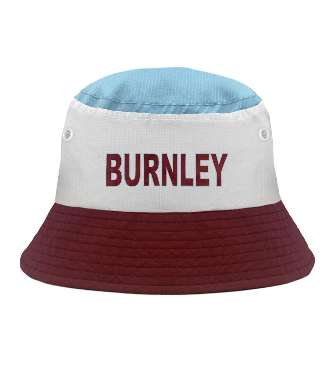 Unisex Adult Burnley Bucket Hat Claret White Blue Fan Originals-1
