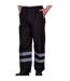 Yoko Unisex Adult Waterproof Hi-Vis Over Trousers (Black) - UTRW9689