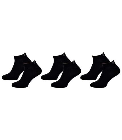 Chaussettes homme LOTTO Socquettes Tiges courtes Pack de 6 Paires Sneaker LOTTO Noires