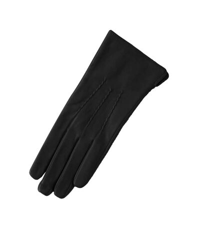 Eastern Counties Leather Womens/Ladies 3 Point Stitch Detail Gloves (Black) (L)