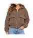 Blouson marron femme only corduroy-1