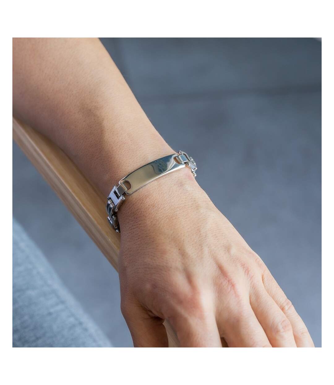 Très Jolie Gourmette Bracelet pour Homme Acier-2