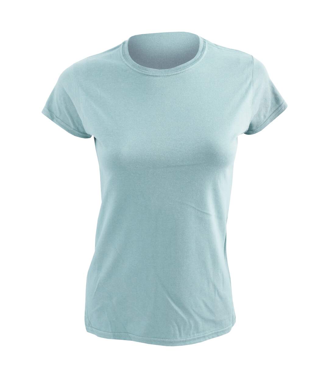 T-shirt à manches courtes femmes bleu ciel Gildan