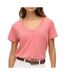 T-shirt rose femme superdry studios-1