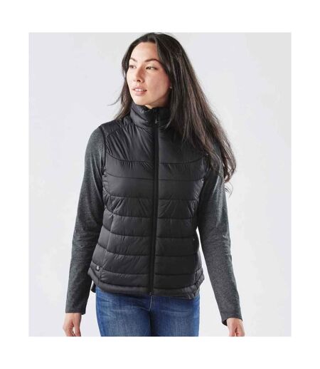 Womens/ladies Stavanger Thermal Body Warmer Black Graphite Grey Stormtech