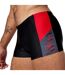 Mens Dive Aquashort Swimming Trunks Black Red Speedo-4