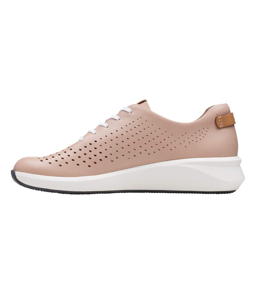 Baskets un rio tie femme rose Clarks-3