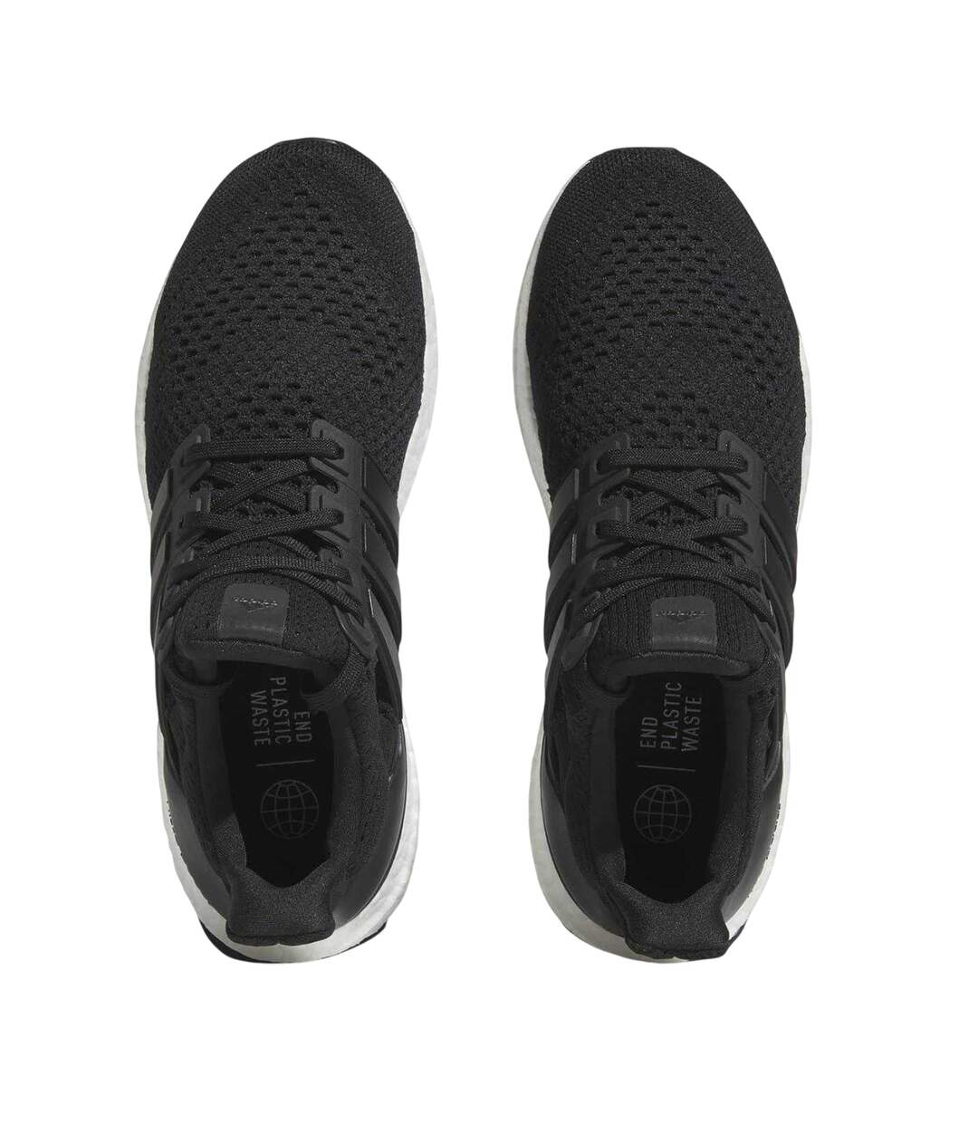 Womens/ladies Ultraboost 1.0 3 Stripes Running Shoes Core Black Adidas-3